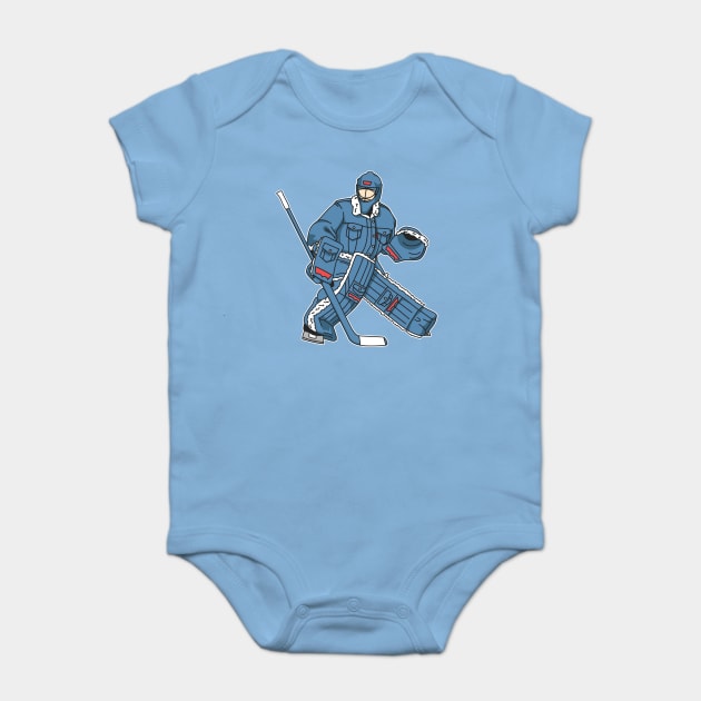 Devon Denim Levi Baby Bodysuit by Carl Cordes